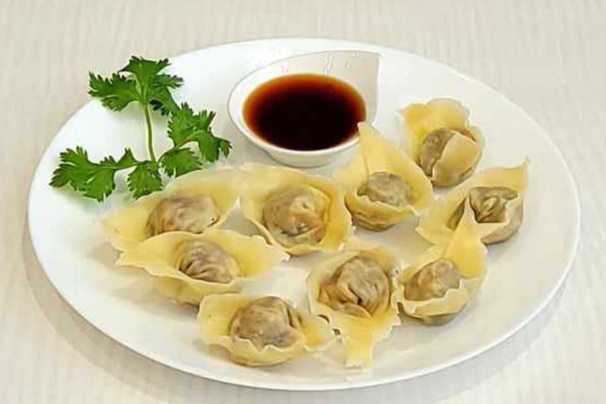 Steamed Vegetarian Wontons