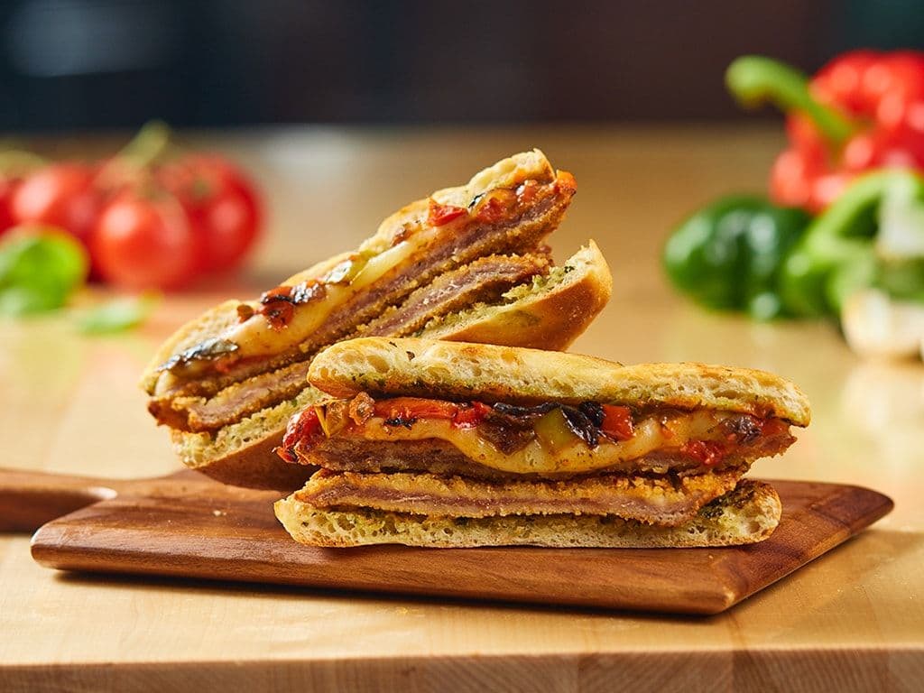 Veal Parm with Peppers