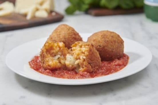 Arancini with Tomato Sauce