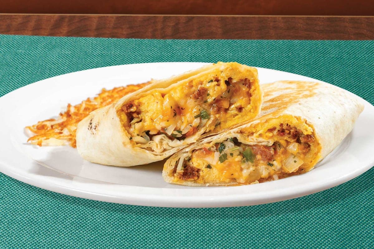 Chorizo & Egg Burrito (1220-1290 Cals)
