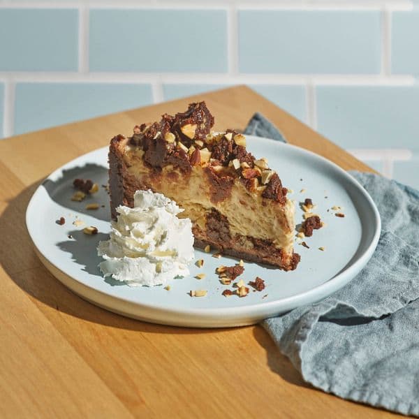 Peanut Butter & Fudge Brownie Cheesecake