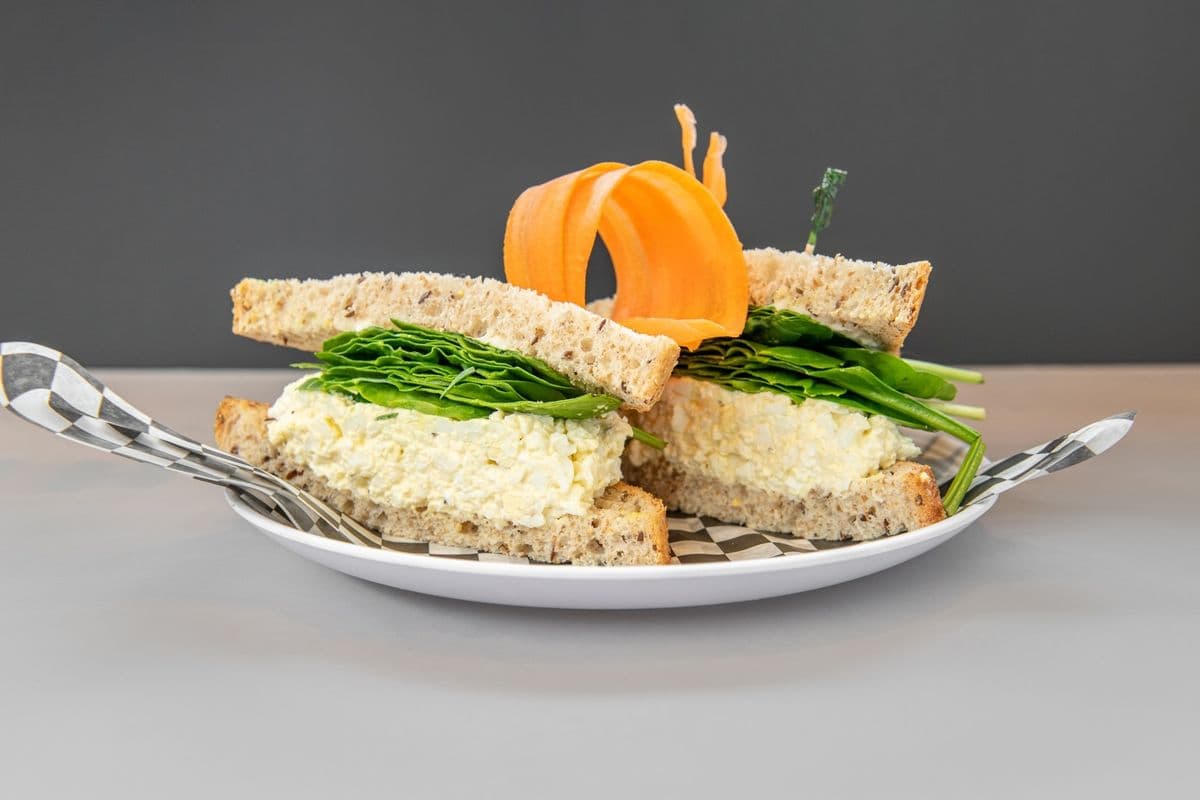 Egg Salad on Brown
