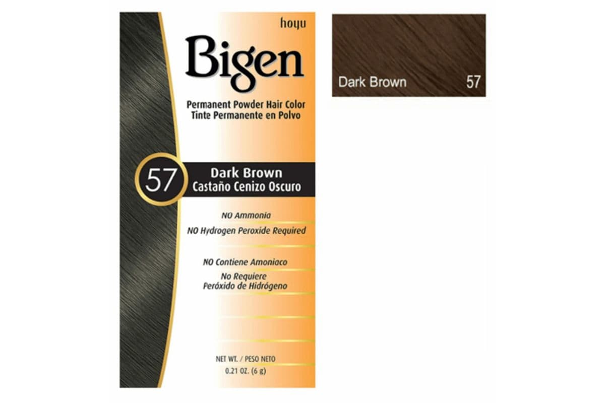 Bigen (57 Dark) Brown Hair Colour (454 g)