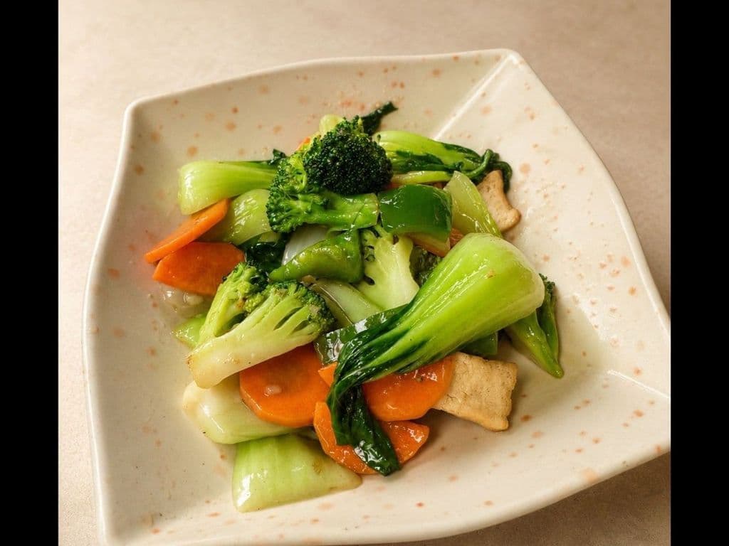 842. Stir Fry Mixed Vegetables and Tofu