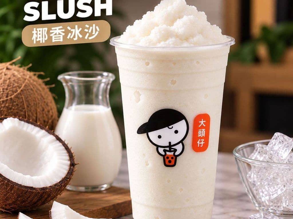 Milky Coconut Slush (椰香牛奶冰沙)
