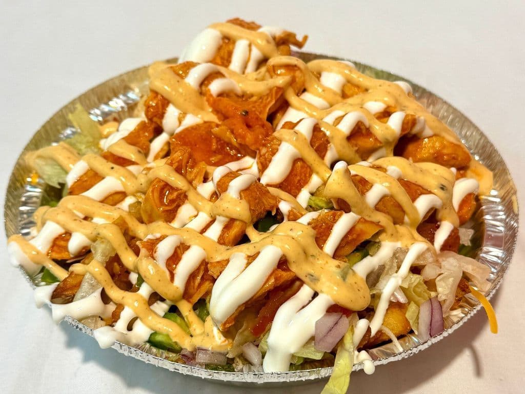 Buffalo Chicken Loaded Fries