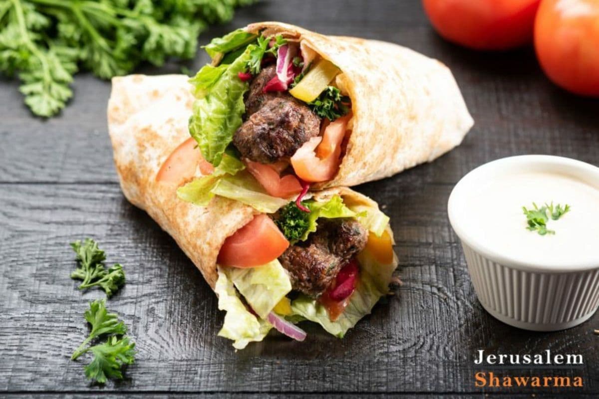 Lamb BBQ Wrap
