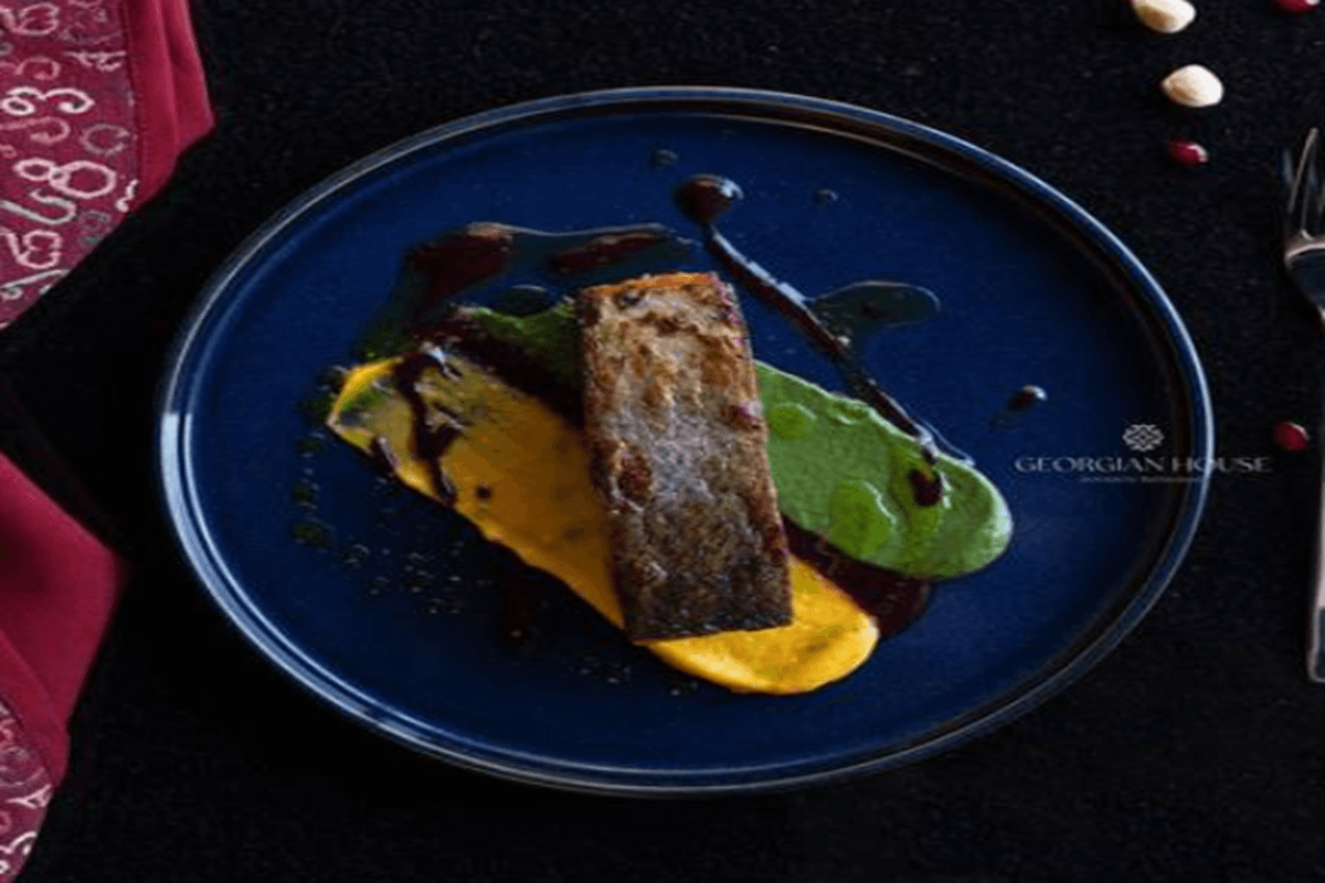 Salmon Steak and Asparagus