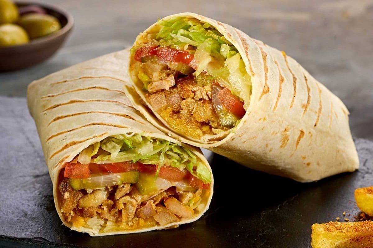 Chicken Donair Wrap with Tzatziki Sauce