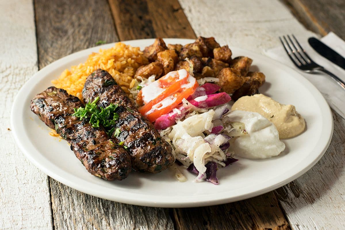 Assiette Kefta Kebab / Kafta Kebab Platter
