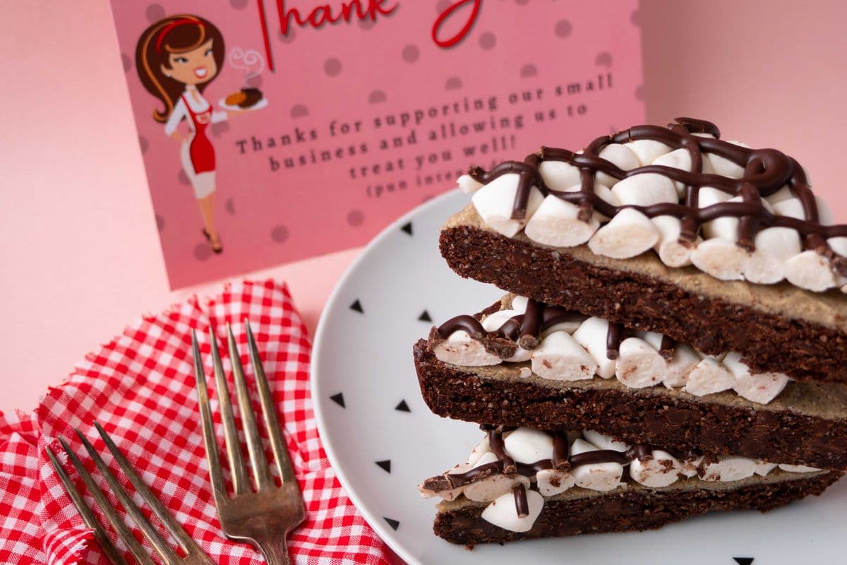 A Whole Pan of Indulgent Halo Bars with Marshmallows and Chocolate Drizzle - Vegan, Gluten-Free, Allergen-Free (5x8 pan)