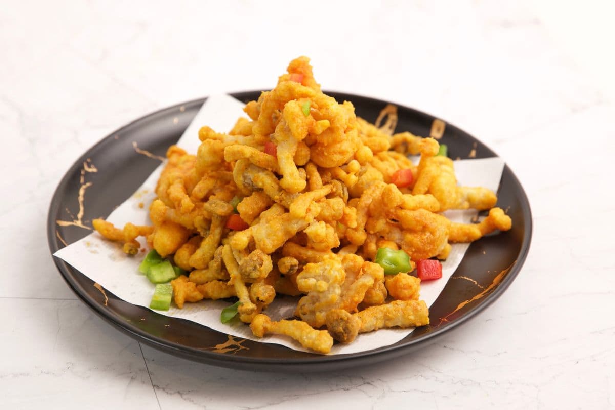 190. Stir-Fried Mushroom with Salted Duck Yolk - 金沙双味菇