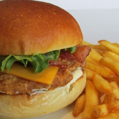 BACON RANCH CHICKEN BURGER MEAL