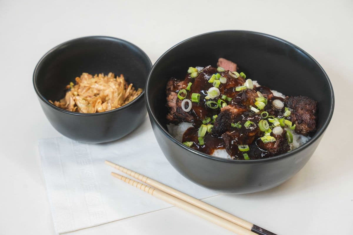 Sweet Soy and Anise Steak Rice Bowl