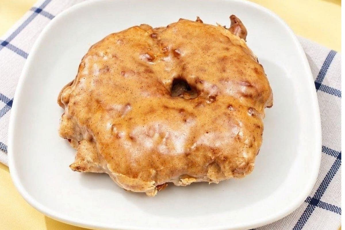 Vegan Cinnamon Apple Fritter