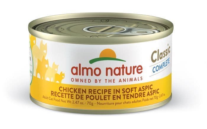 Almo Nature Classic Complete Cat Food - Chicken Recipe In Soft Aspic 70g