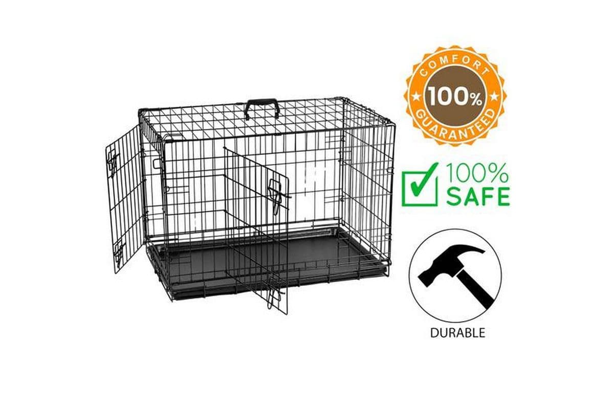 SmartPet Love - Double Door Dog Crate - XXL
