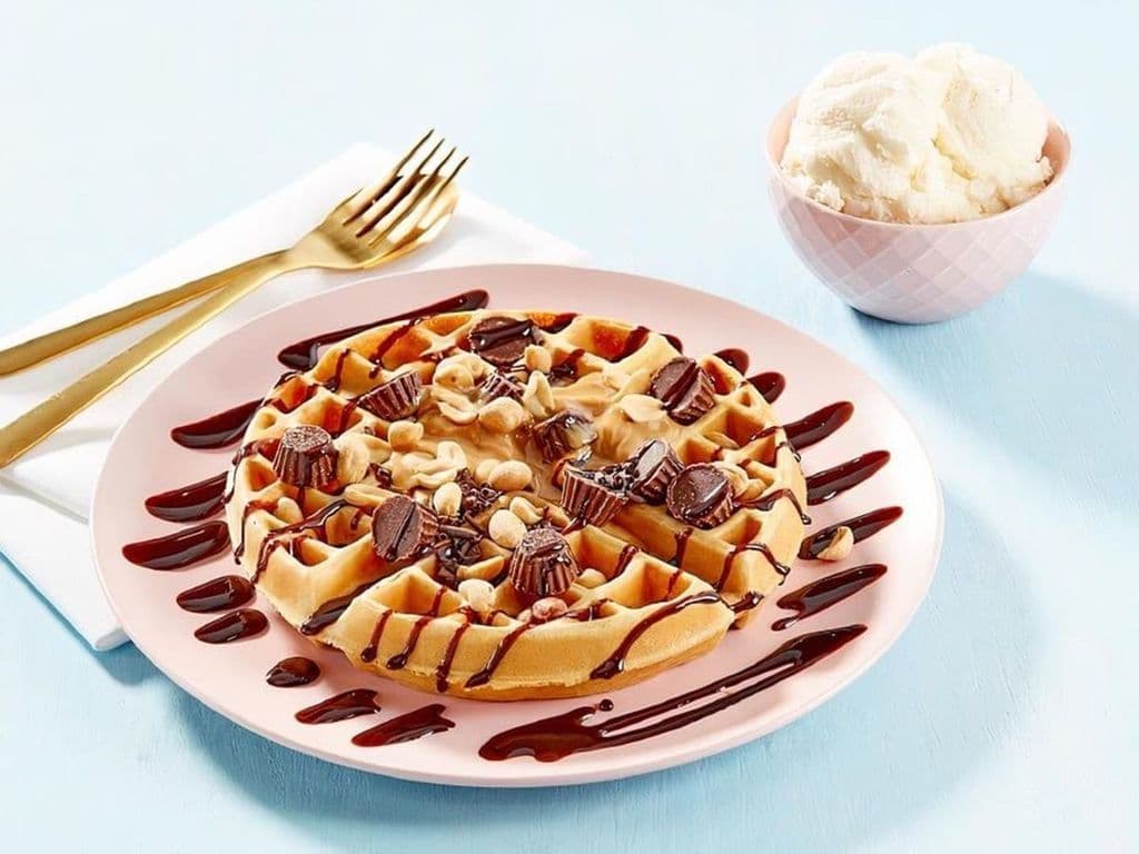 PB & Chocolate Concoction Waffle