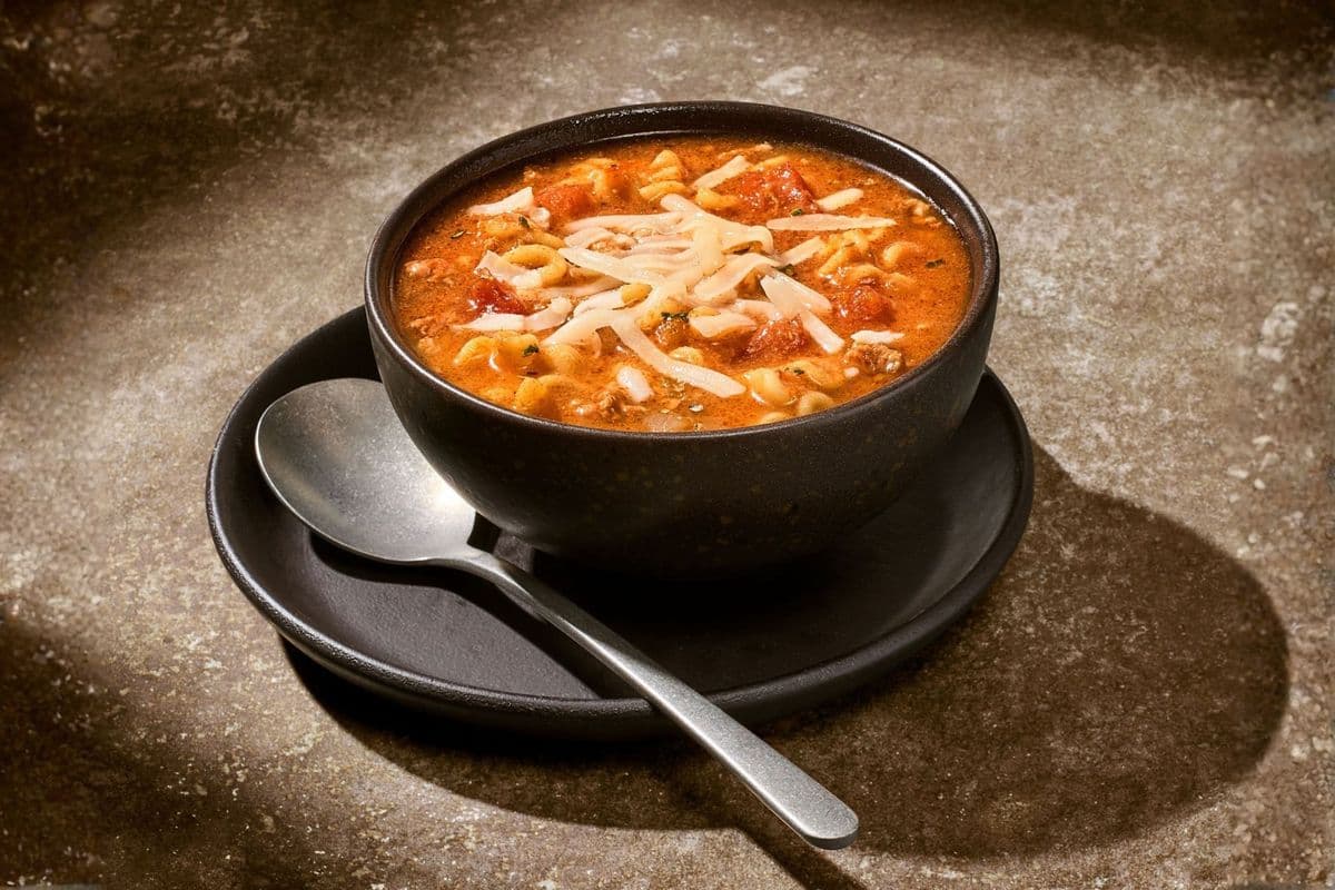 Three Cheese Lasagna Soup