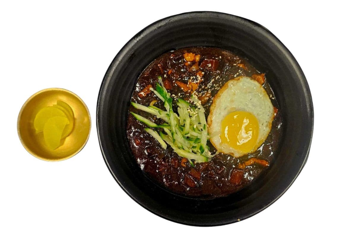 Jjajangmyeon (Black Bean Noodle)