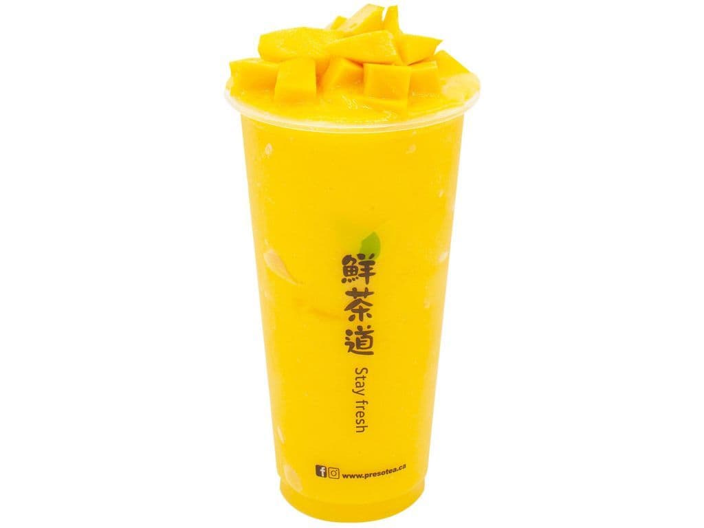 M1 Frappé glacé mangue fraîche / Fresh Mango Slush