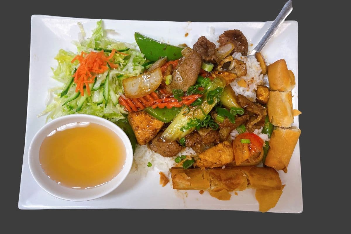 Wok-Fried Three-Colour Bowl