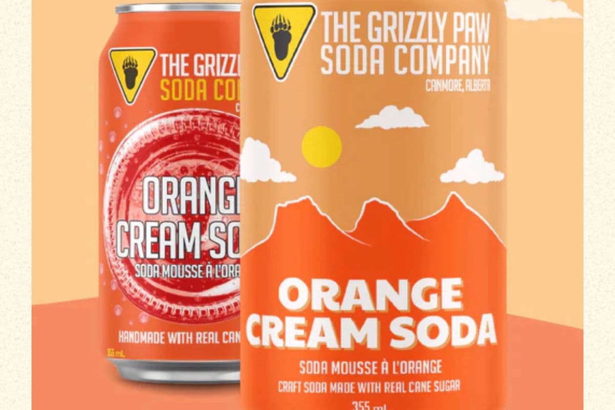 Grizzly Paw Orange Cream Soda (355 ml)