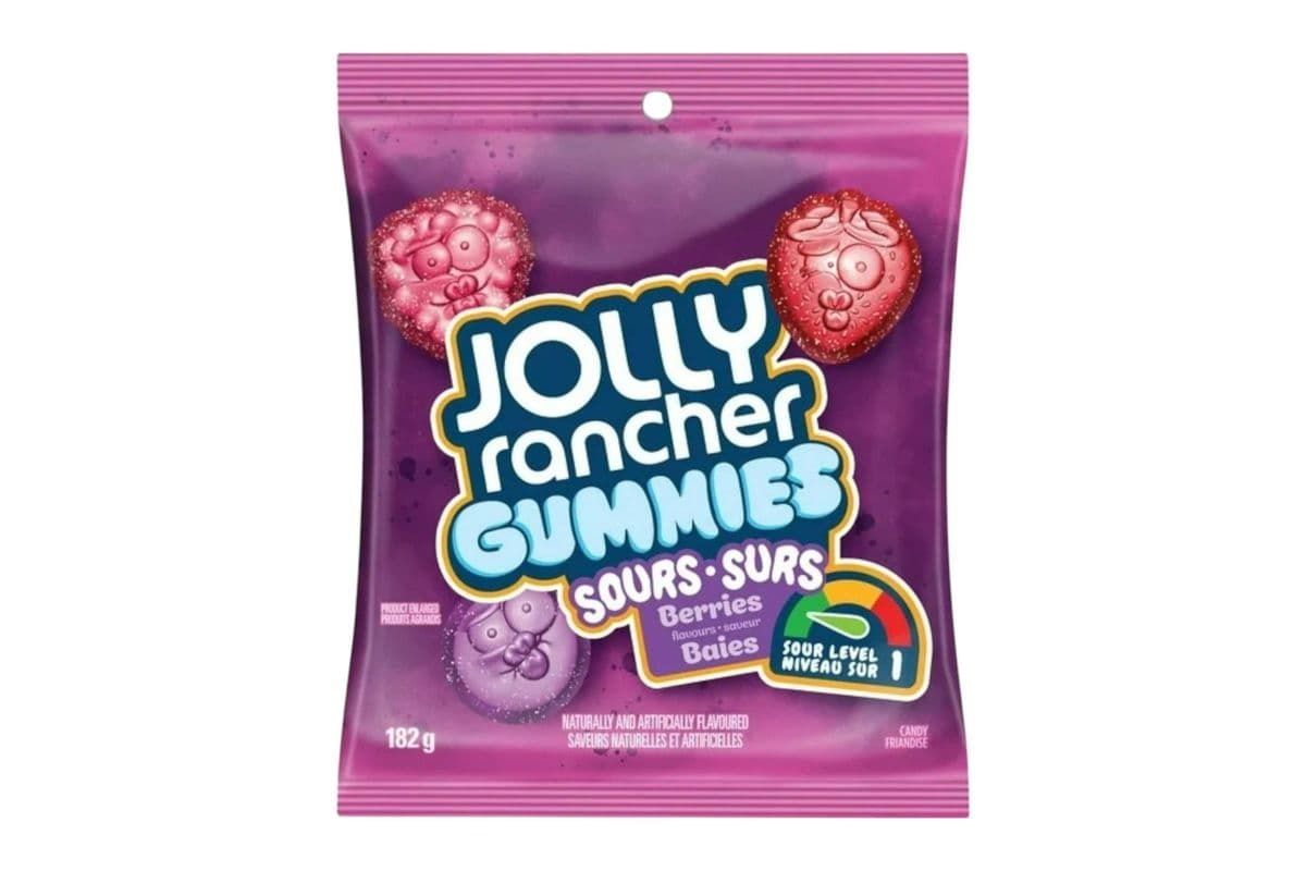 Jolly Rancher Gummies Sours Berries (182g) (130 Cal)
