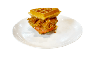 Mini Love Chicken waffle sandwich