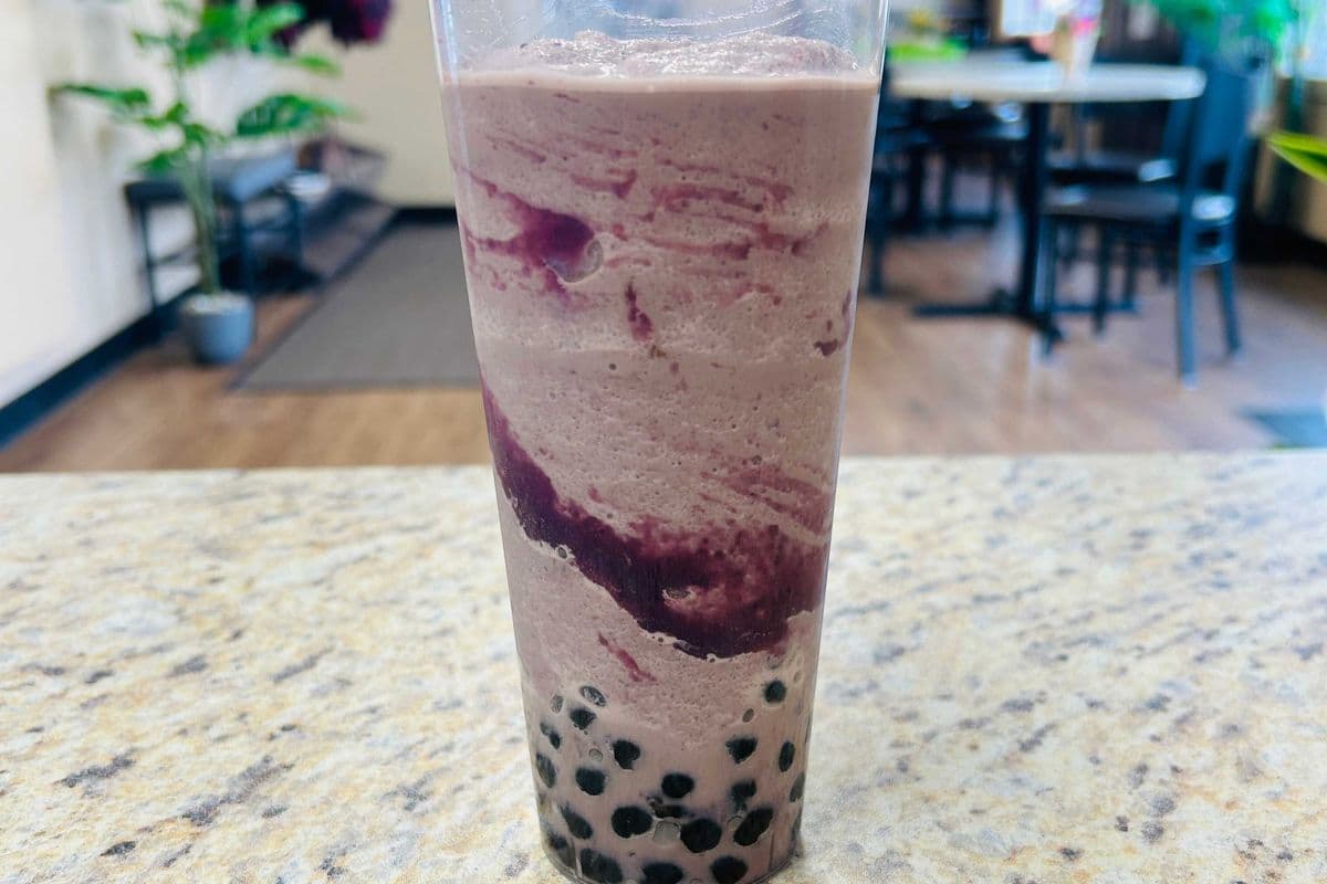 Ube Taro Slush Milk Tea