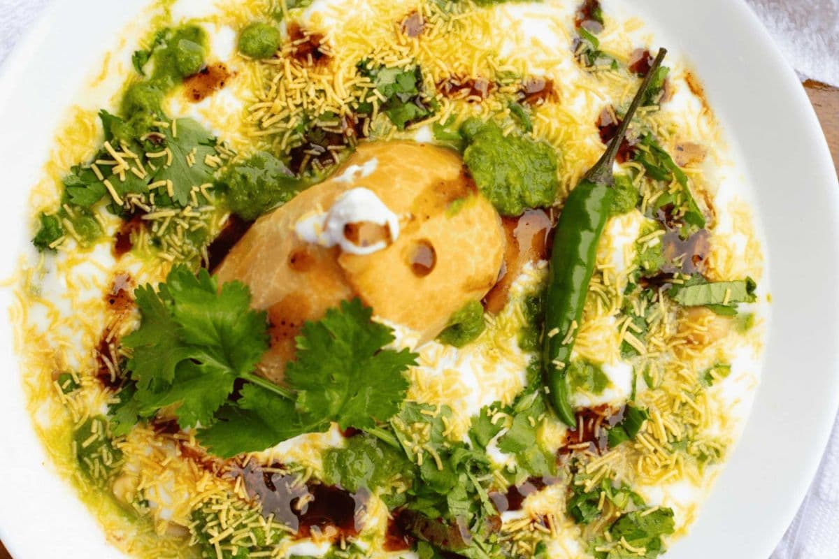 Dahi (Yogurt) Samosa + Beverage