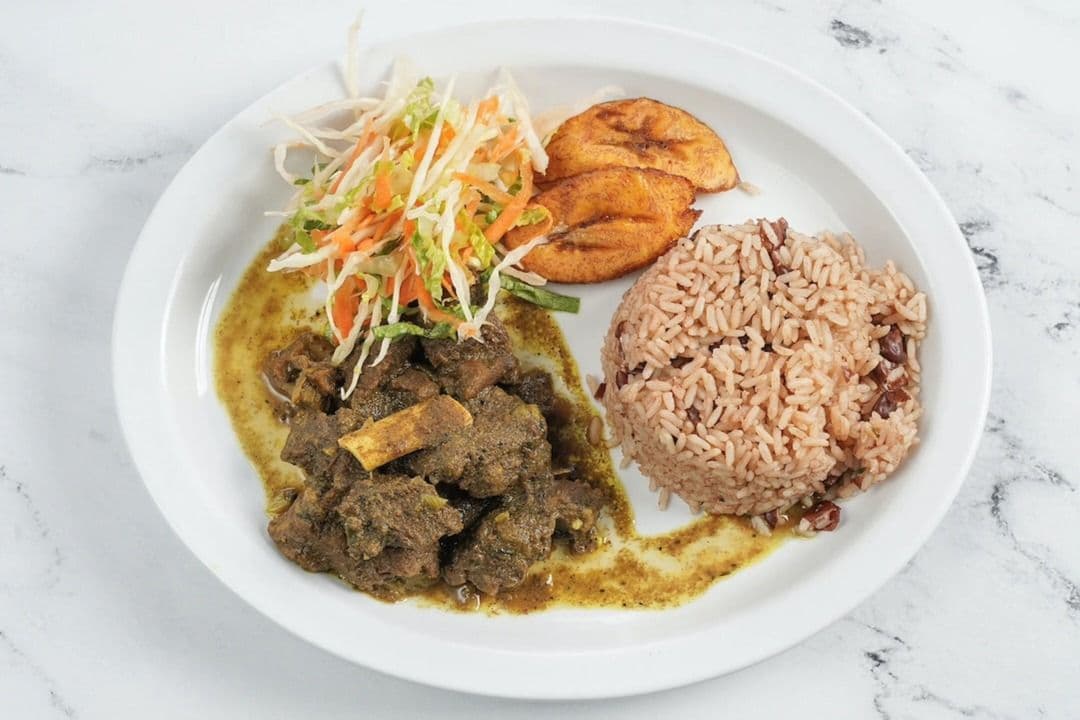 Chevre au cari / Curry Goat