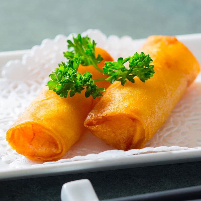 Deep Fried Spring Rolls (2 pcs) 脆炸春卷 (二條)