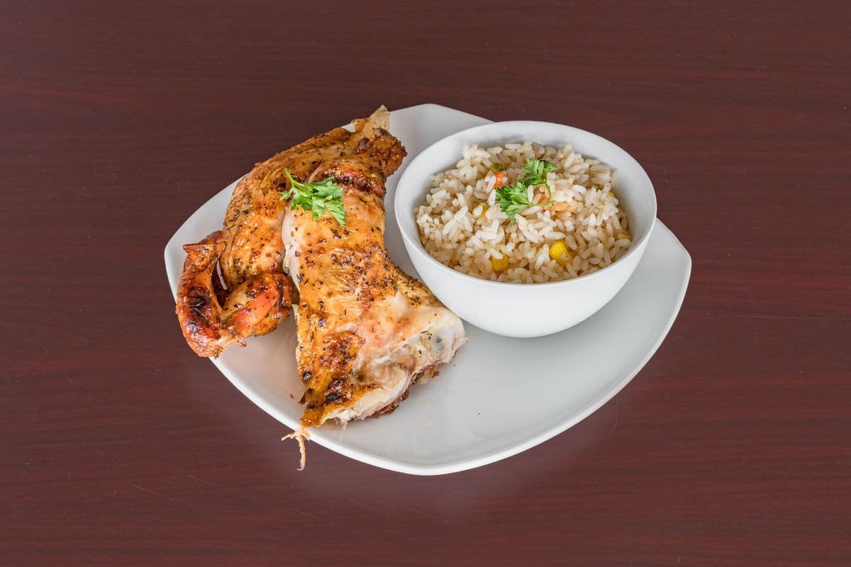 Half chicken with Chef Rice