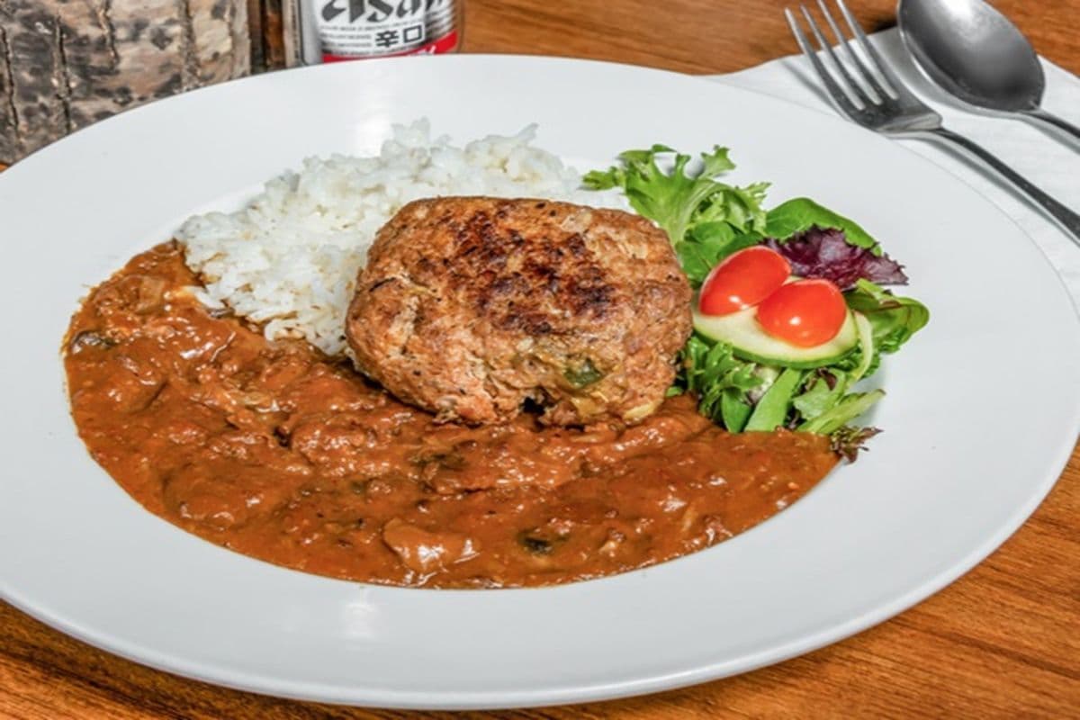 Hayashi with Hamburger Steak