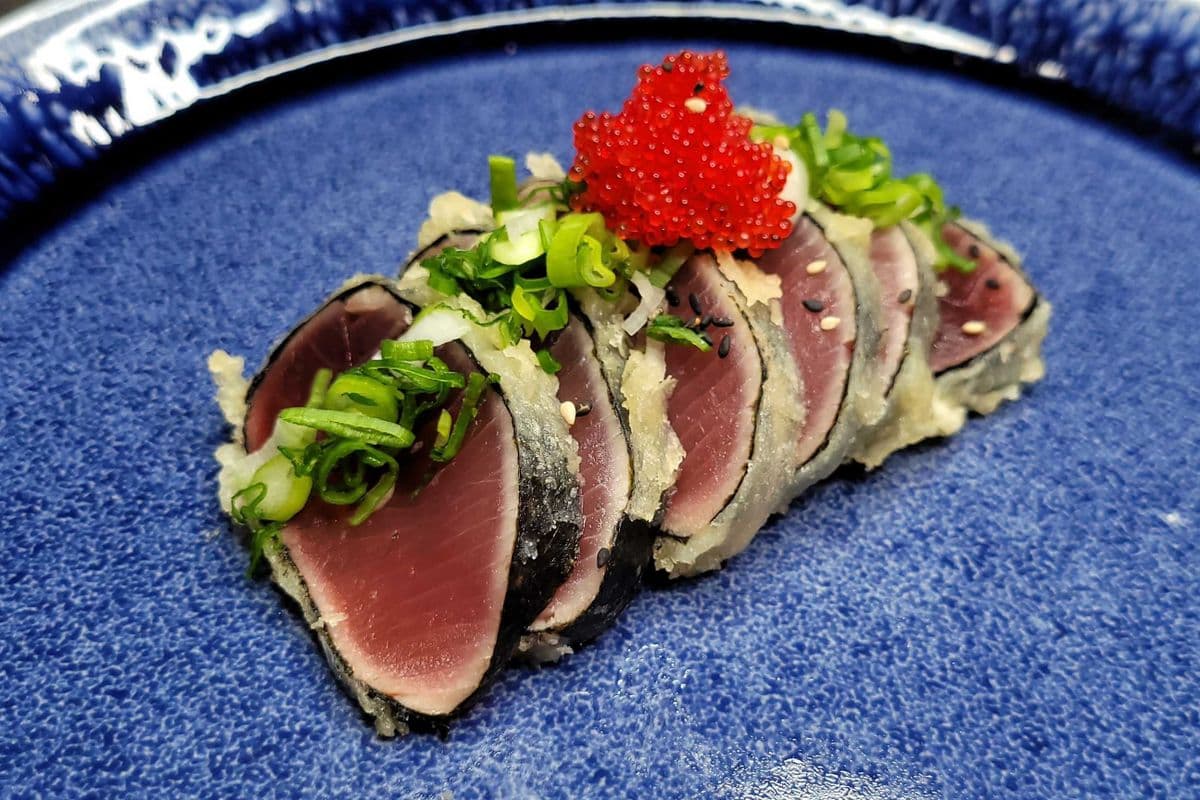 Red Tuna Tempura Sashimi (6 pcs)
