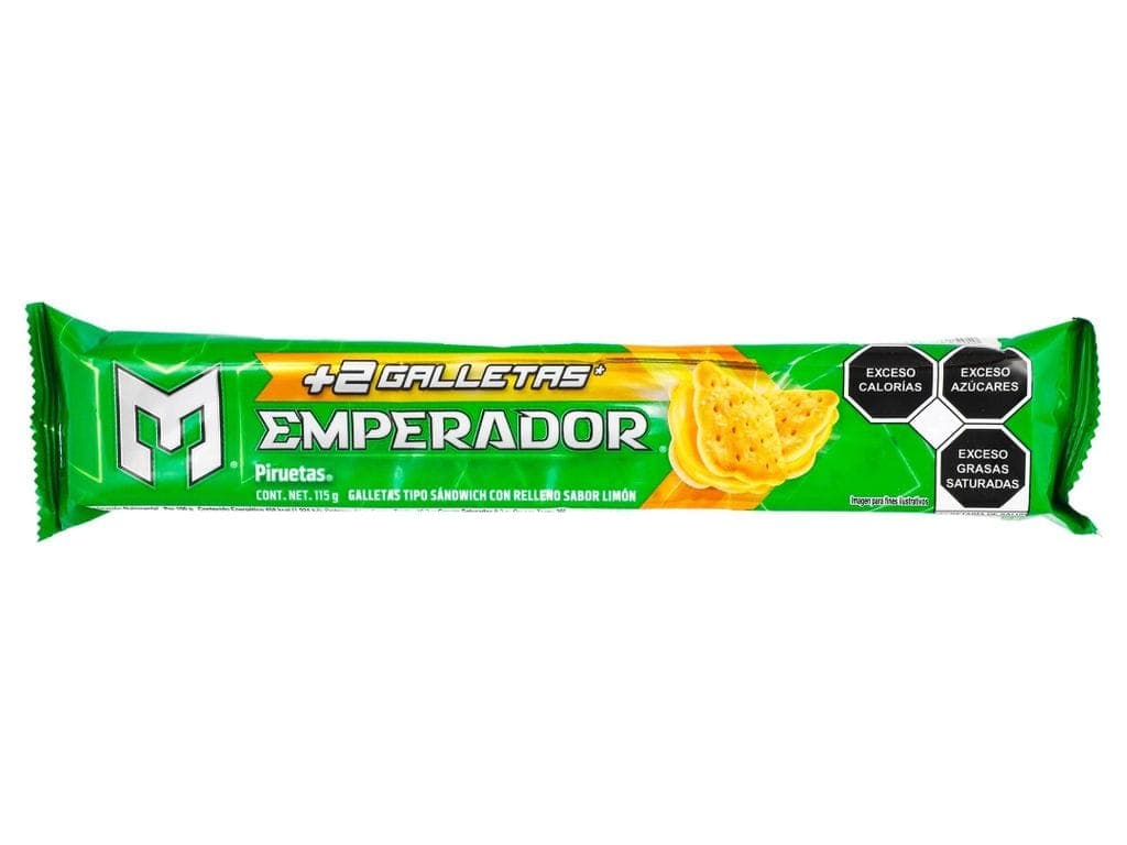 Galleta Emperador pirueta limón 115 gr