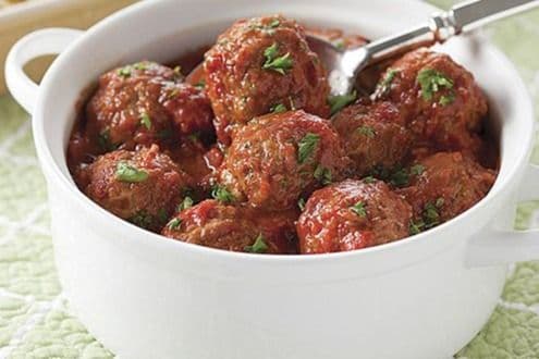 Meatballs with Garlic Bread