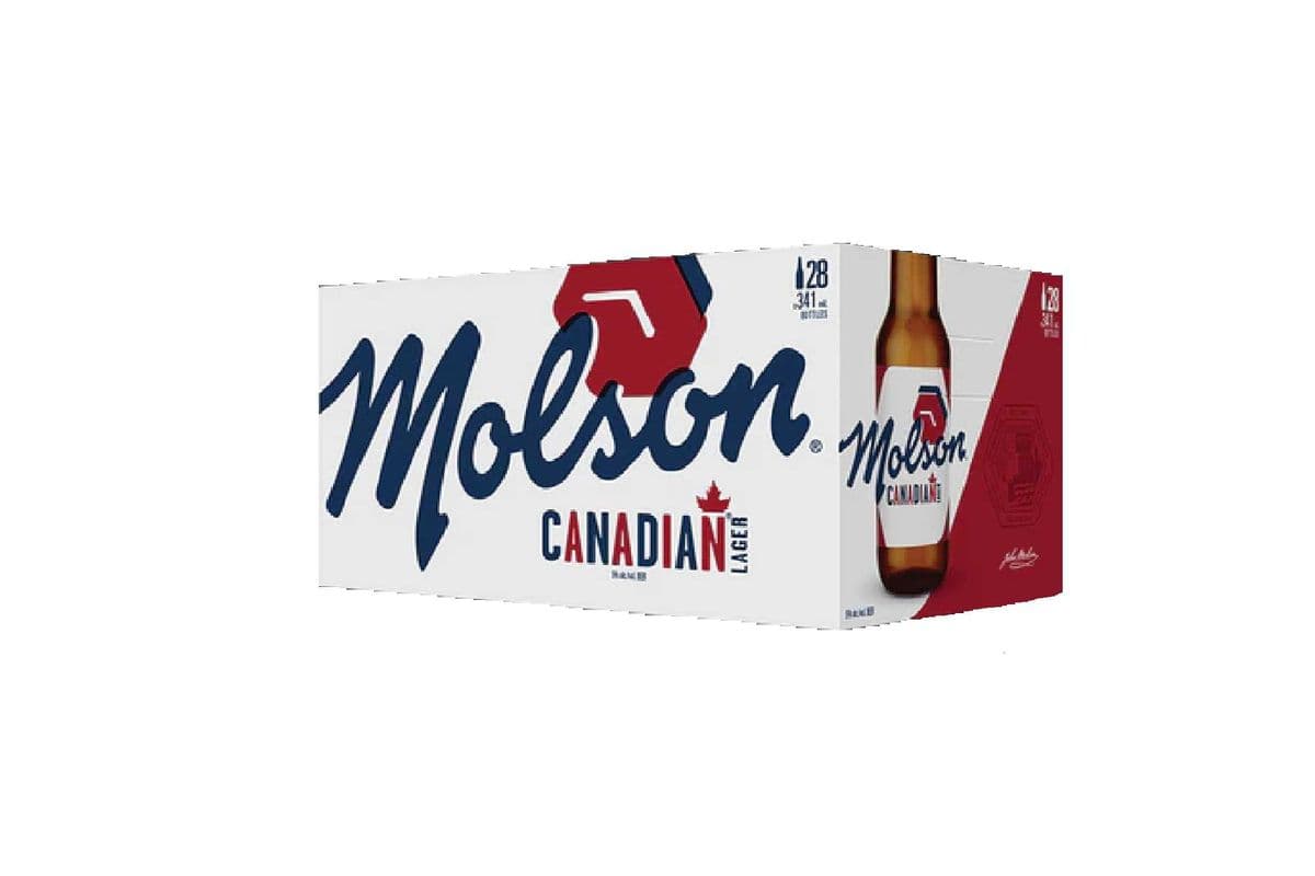 Molson Canadian Lager Beer 28 Bottles (28 x 355ml)