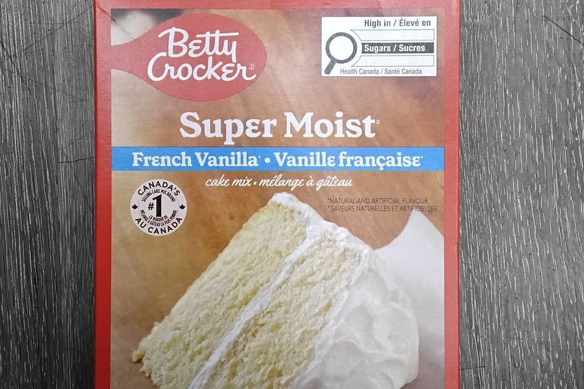 Betty crocker french vanilla cake mix (375g)