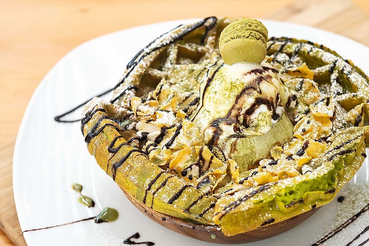 Matcha Choco Waffle
