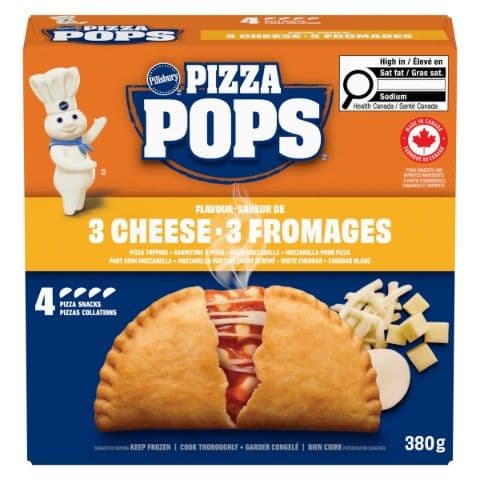 PizzaPops 3 Cheese 380g 4ct