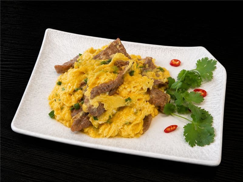 Single M10 Scramble Egg with Beef M10 滑蛋炒牛肉 單點