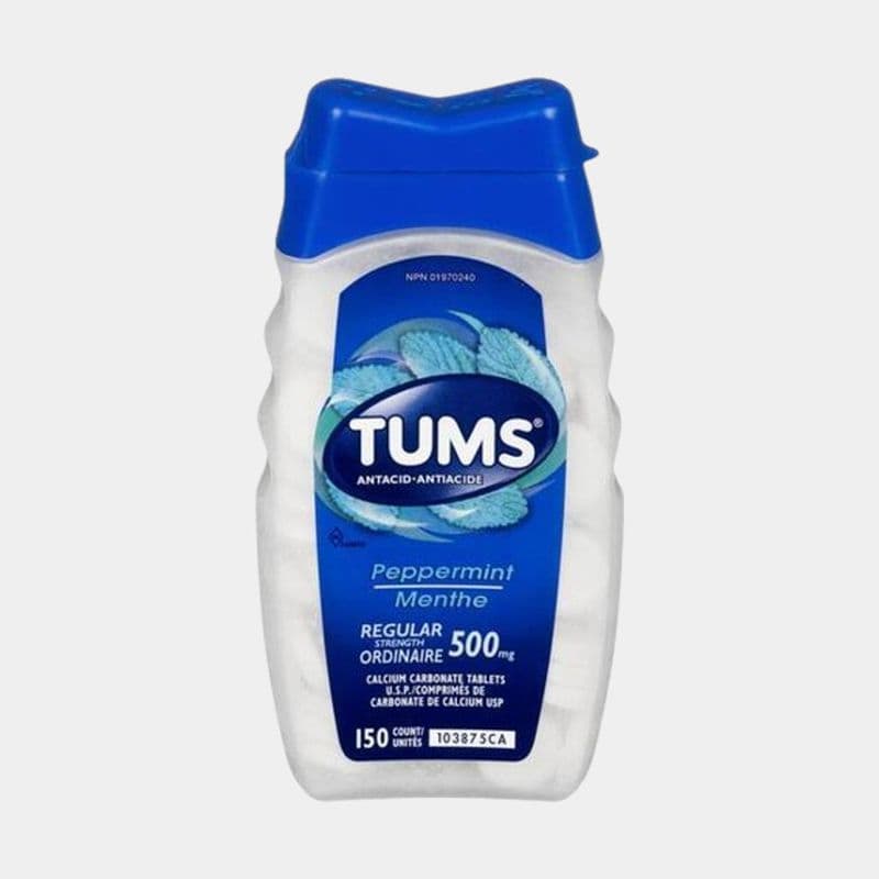 Tums Regular Strength Calcium Carbonate Tablets (36 Ct)