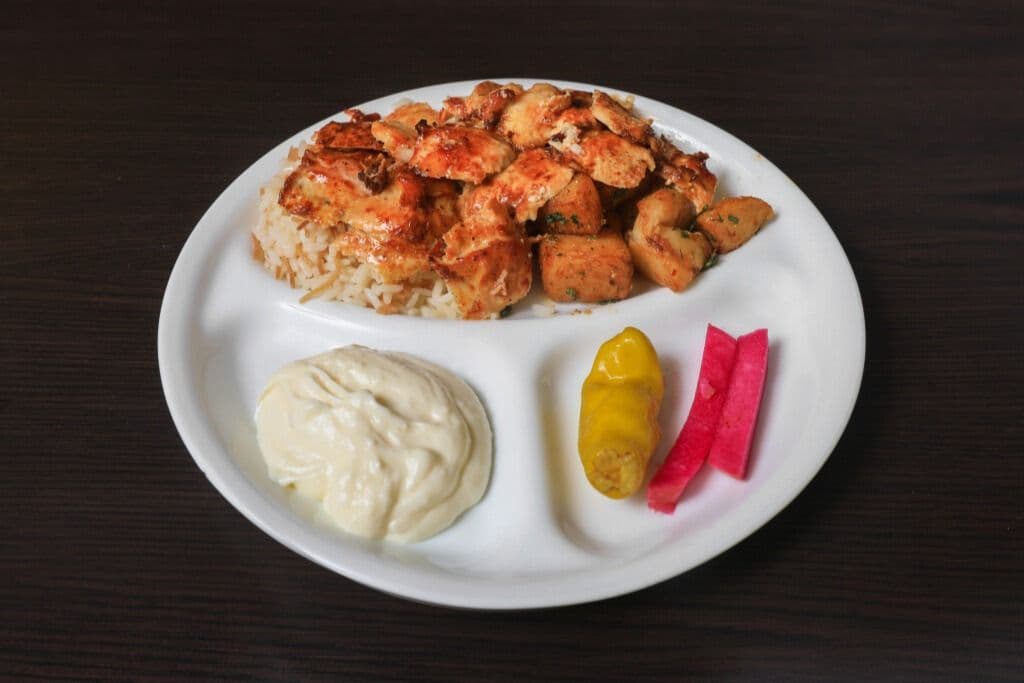Poutine au shish taouk (grand)