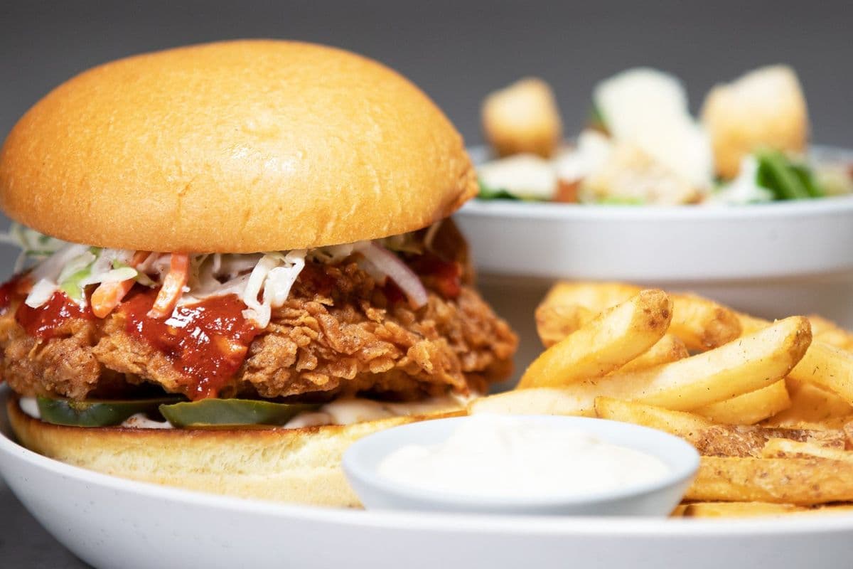 Ghost Pepper Crispy Chicken Burger