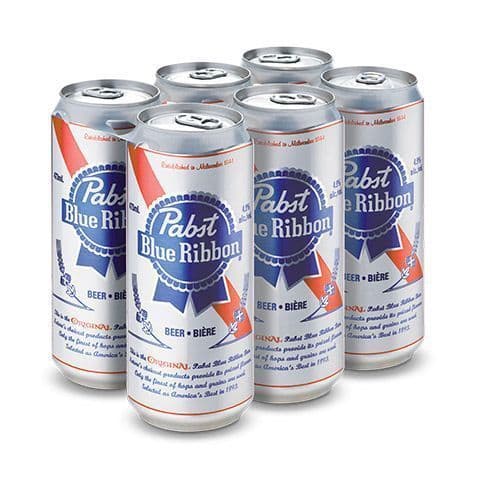 Pabst Blue Ribbon 6 Pack 473ml