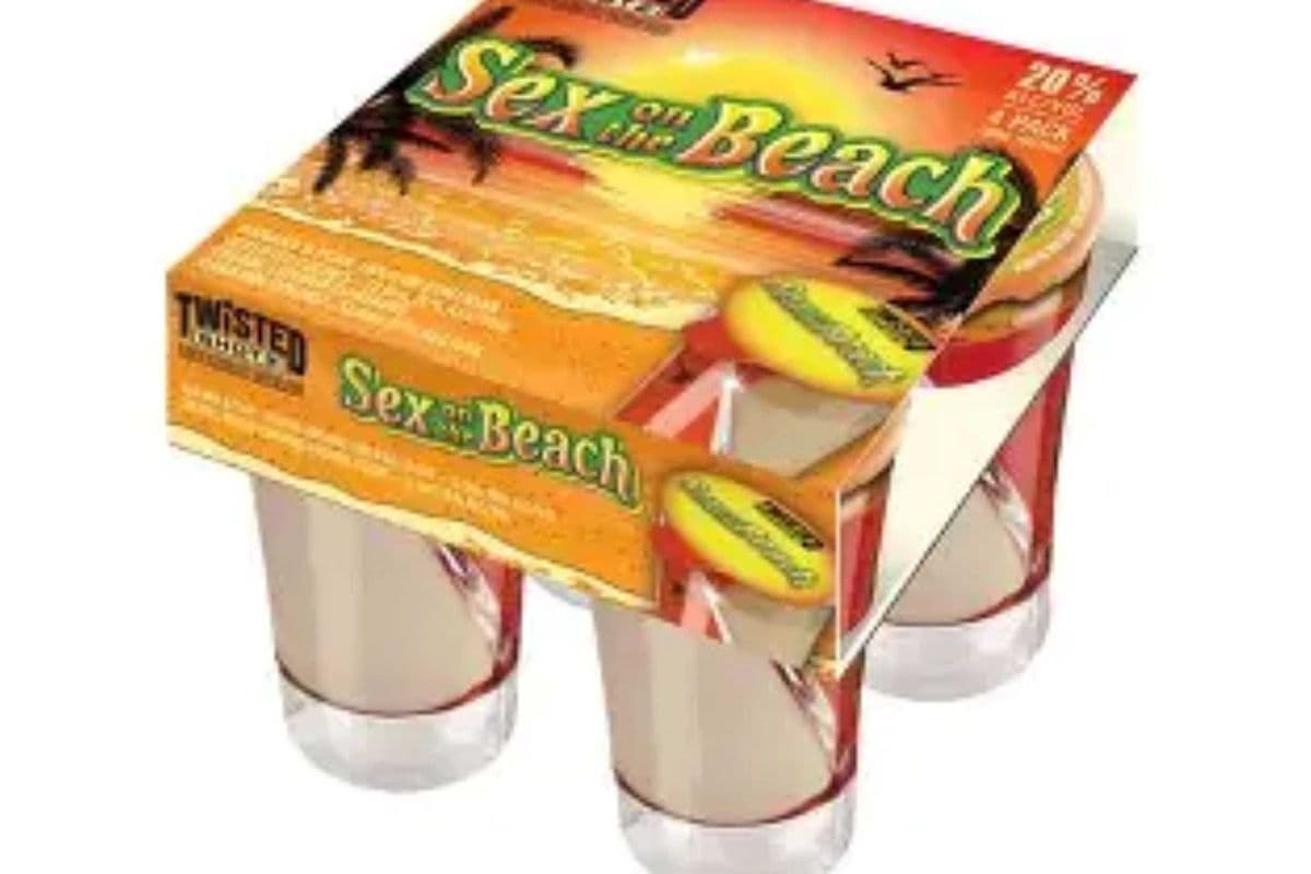 4p Twisted Shotz Sex on the Beach (1 x 120ml)
