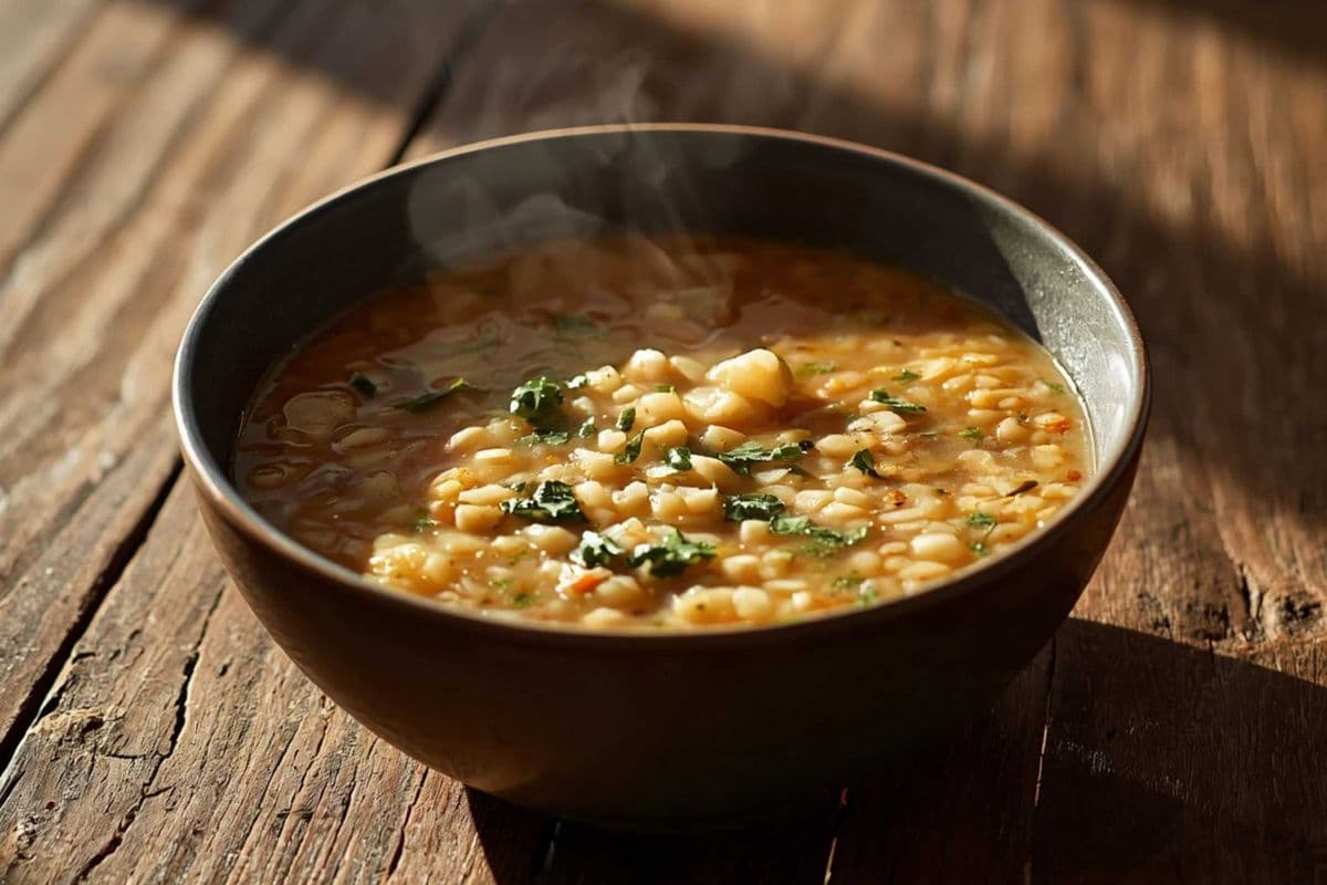 Homemade Barley Soup