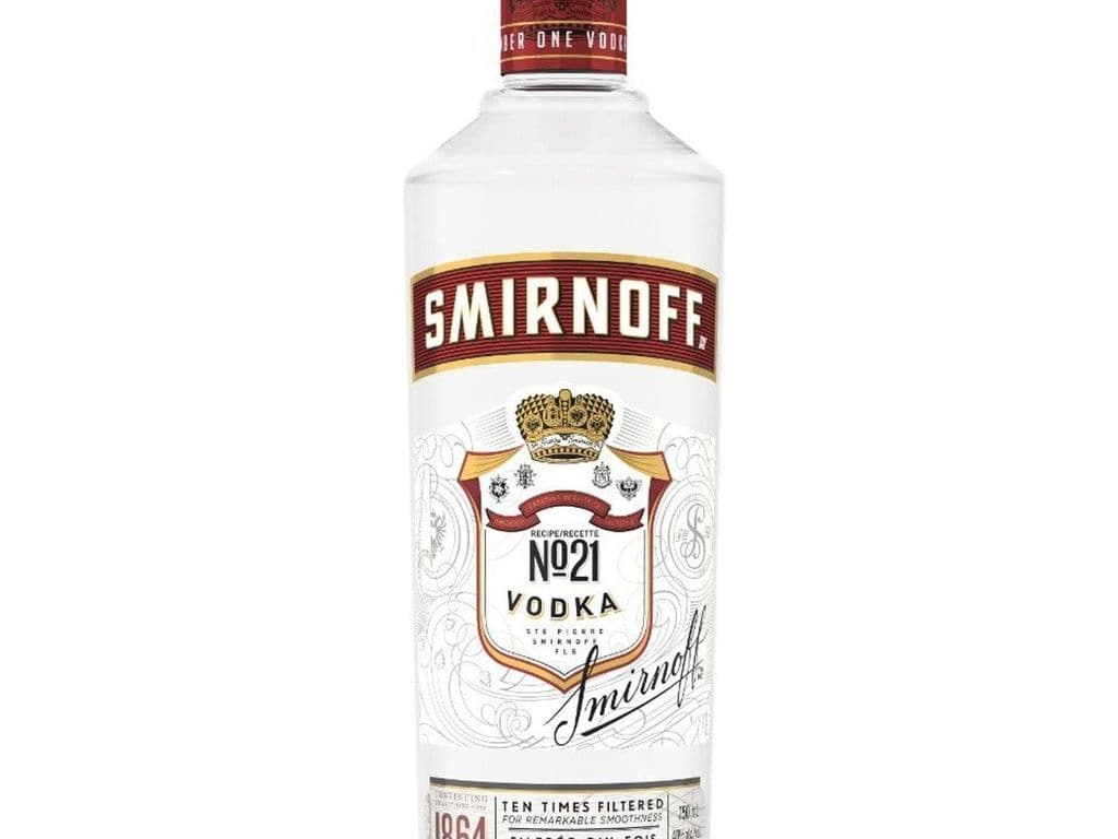 Smirnoff No. 21 80 Proof Vodka Bottle (750 ml)
